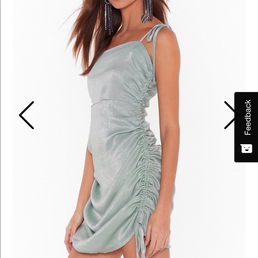 Nasty Gal rouched dress